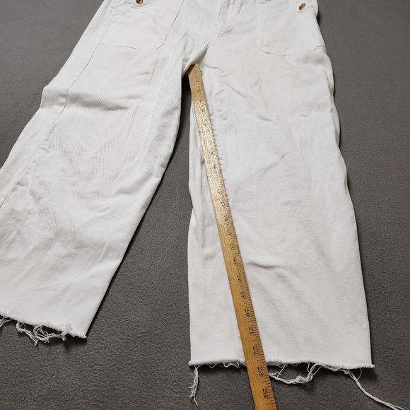 Curve Appeal Women's High Rise Wide Leg Crop Comfort Waist Sz 16 / 33 - Picture 9 of 9